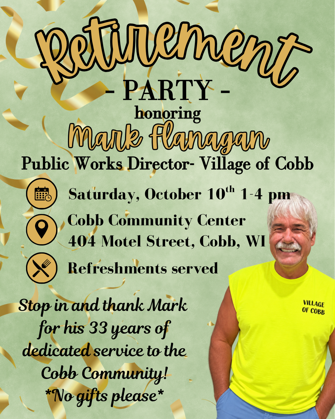 Mark Flanagan's Retirement Celebration